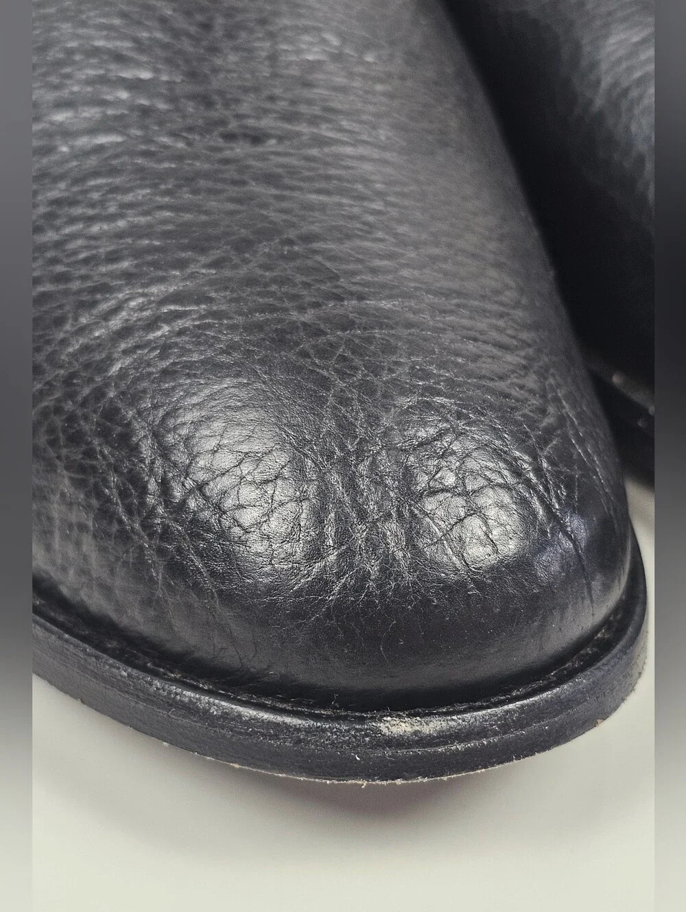 Tecovas The Monterrey Black  Leather Venetian Slip-On Loafers (Men’s Size 13 D)